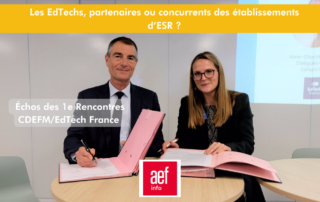 Échos des 1e Rencontres CDEFM/EdTech France