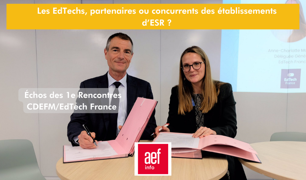 Échos des 1e Rencontres CDEFM/EdTech France