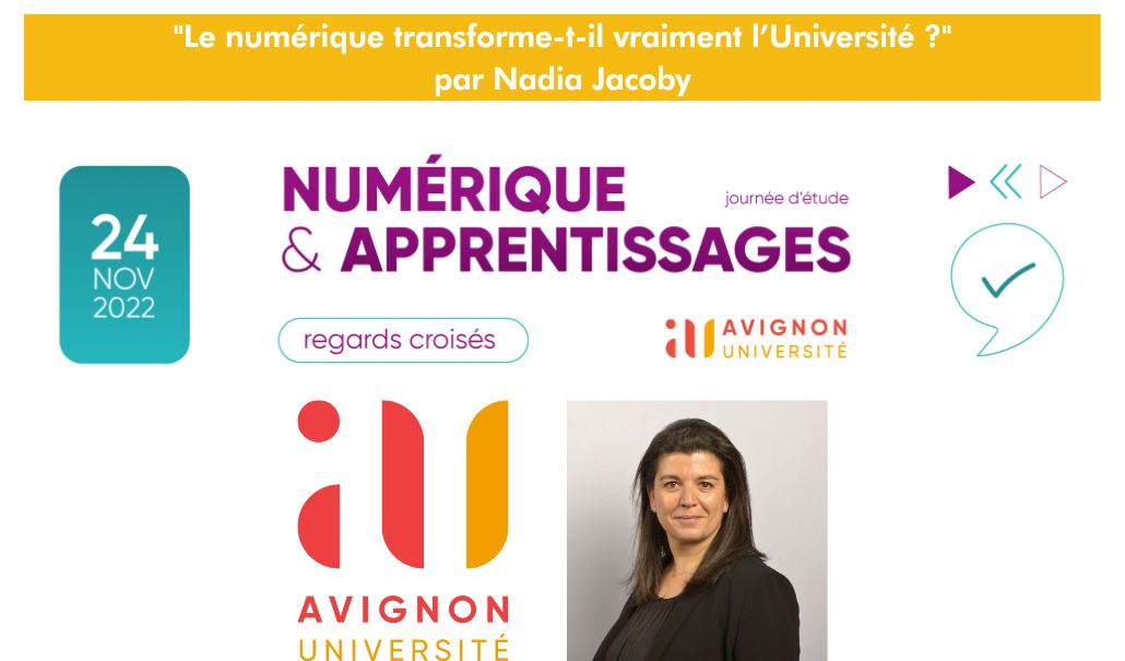 Conférence "Le numérique transforme-t-il vraiment l'Université"