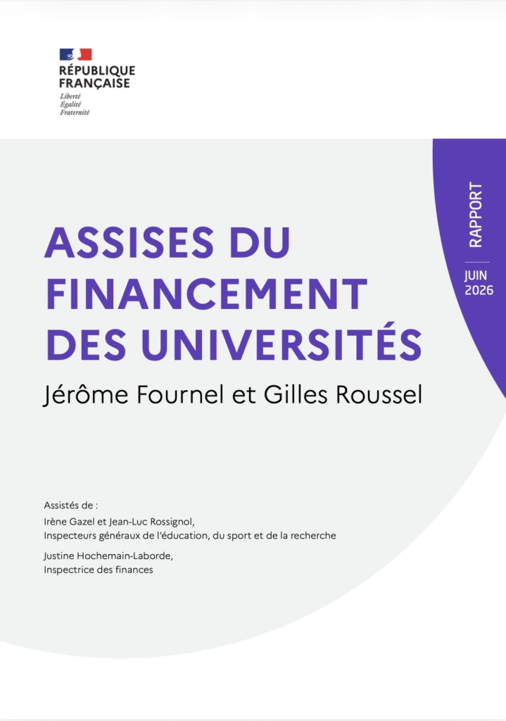 rapport des assises du financement des universités 2026